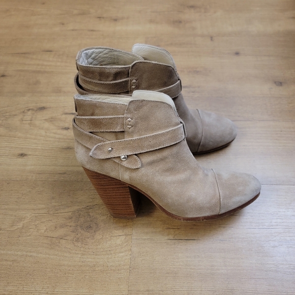 rag & bone Shoes - rag & bone Harrow Suede Ankle Booties